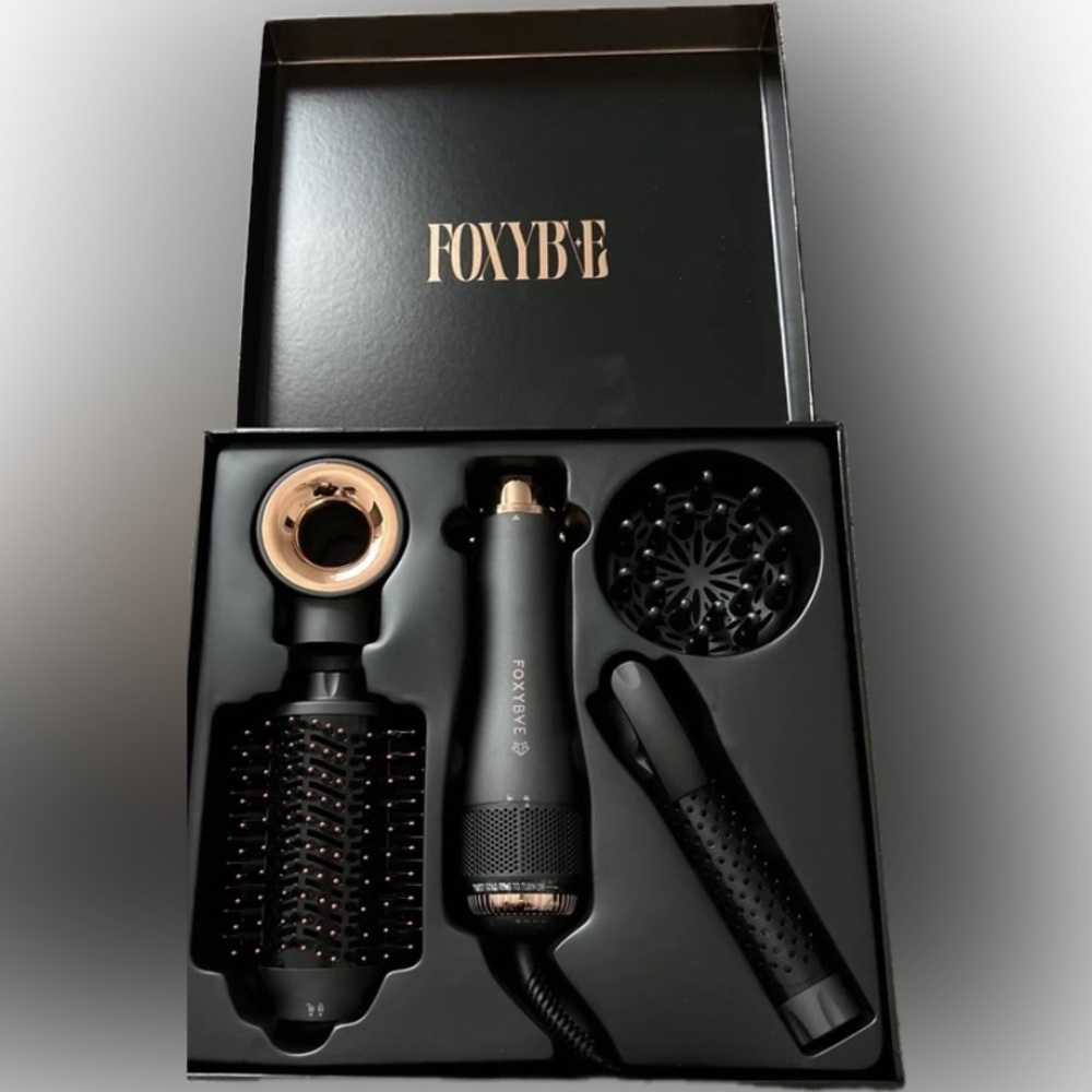 FoxyBae Rose Gold Super Styler Hair Tool. Shinny finish, faster styling.